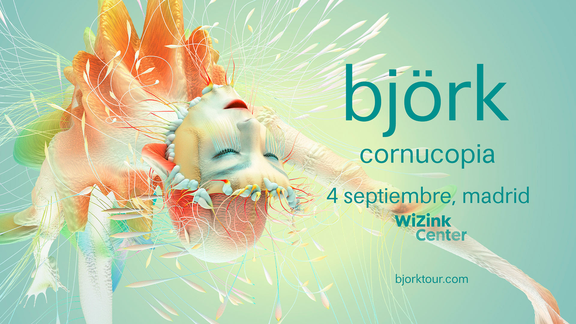 Fotografía promocional de Concierto de Björk en Madrid - cornucopia
