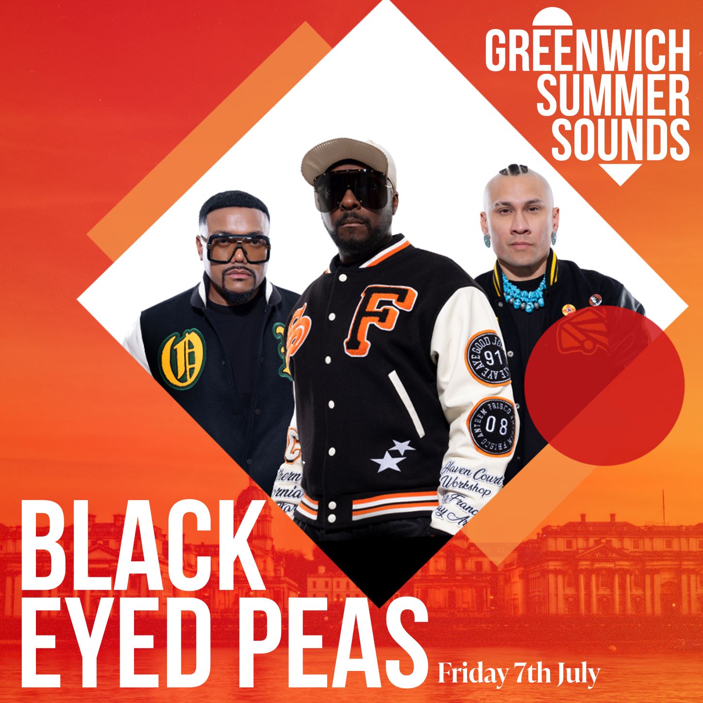Promofoto von Concierto de Black Eyed Peas en Greenwich.