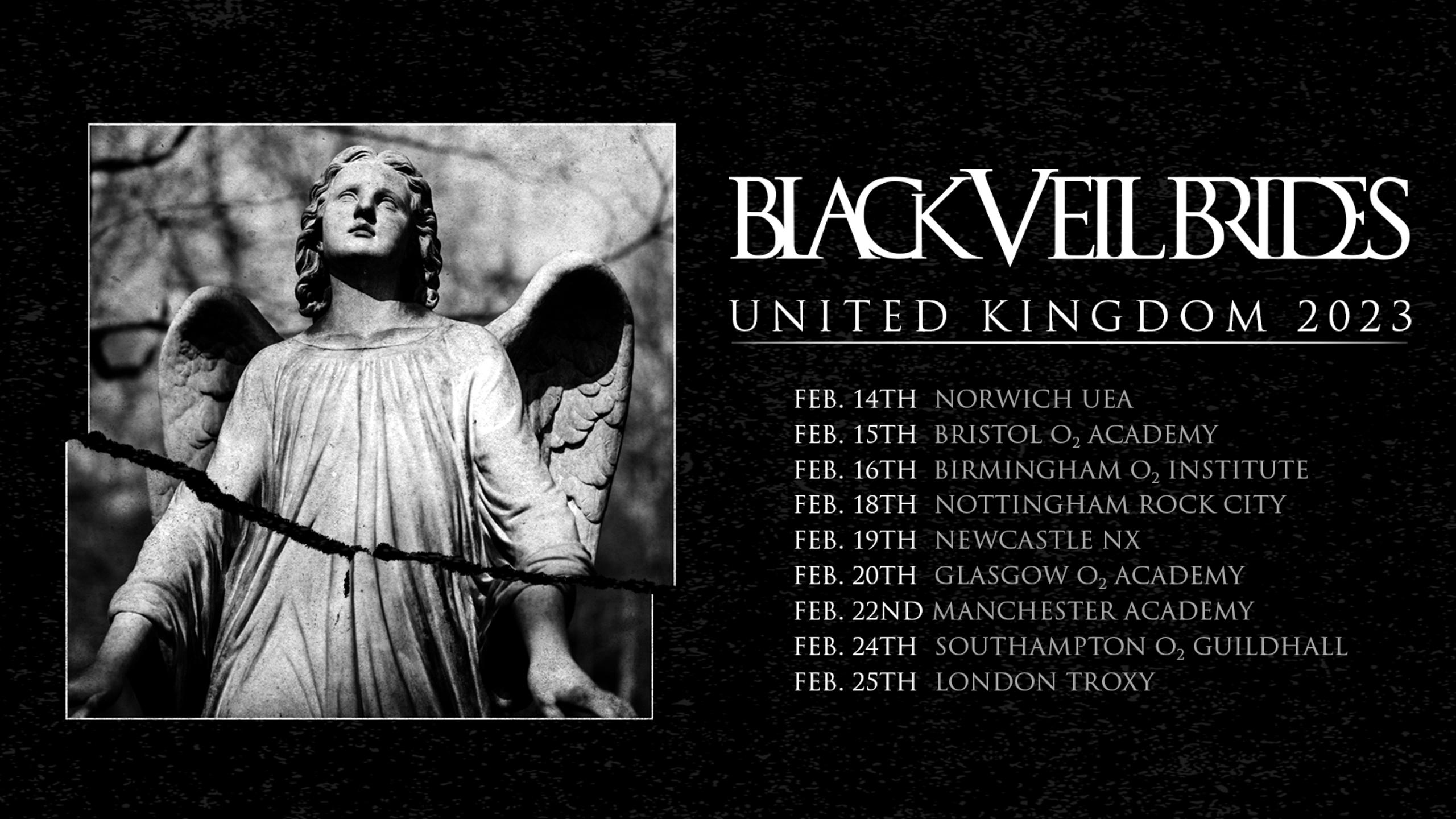 Black Veil Brides concert tickets for O2 Academy Bristol, Bristol