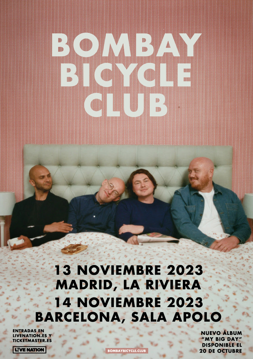 Fotografía promocional de Concierto de Bombay Bicycle Club en Barcelona