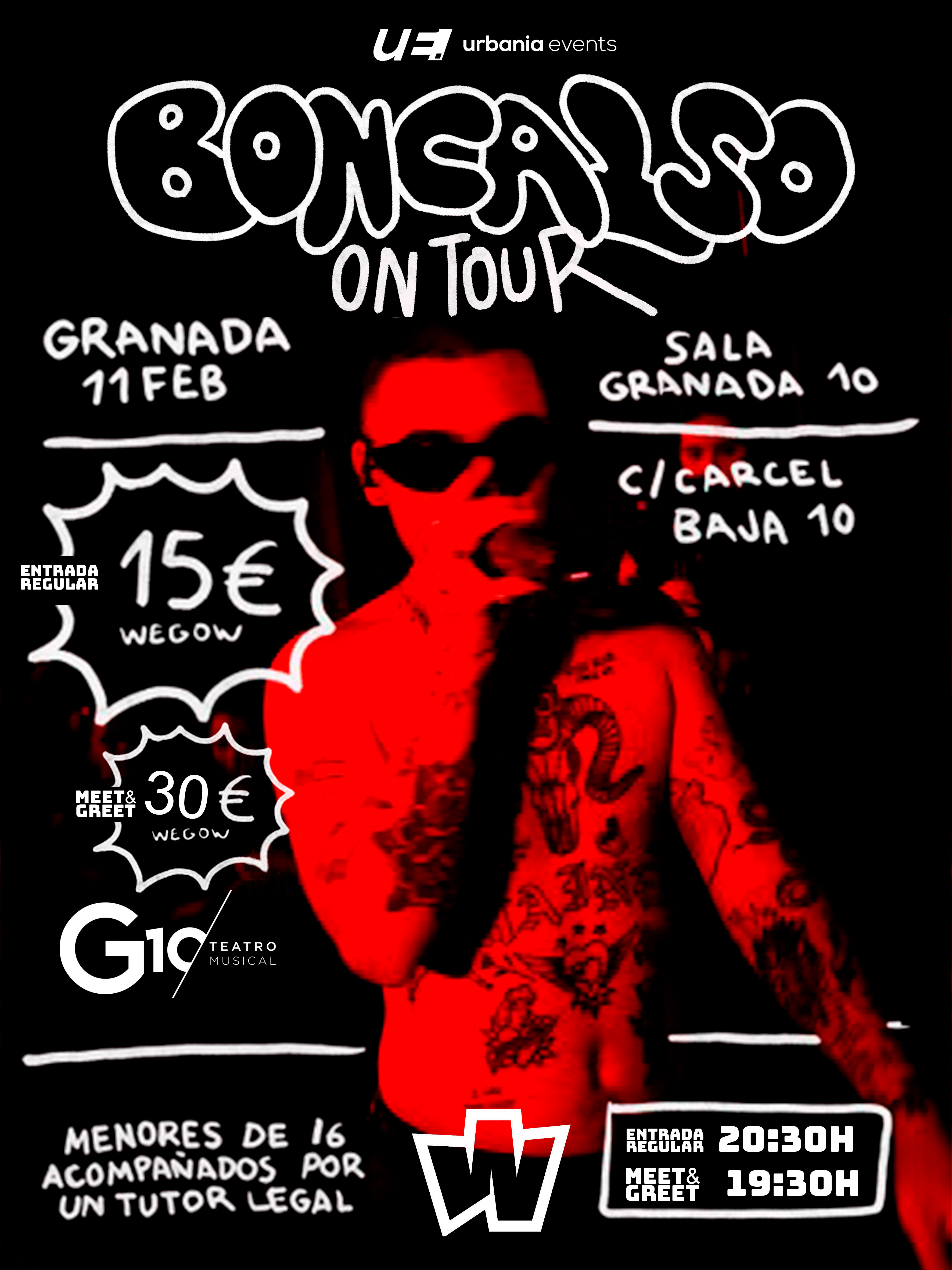 Fotografía promocional de Concierto de Bon Calso en Granada