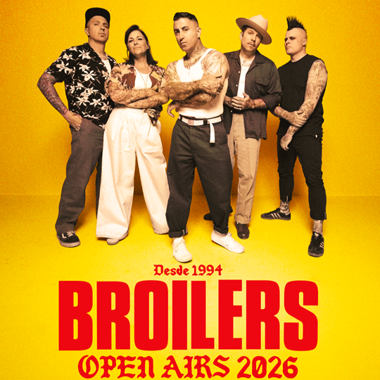 Promofoto von Concierto de Broilers en Rostock.