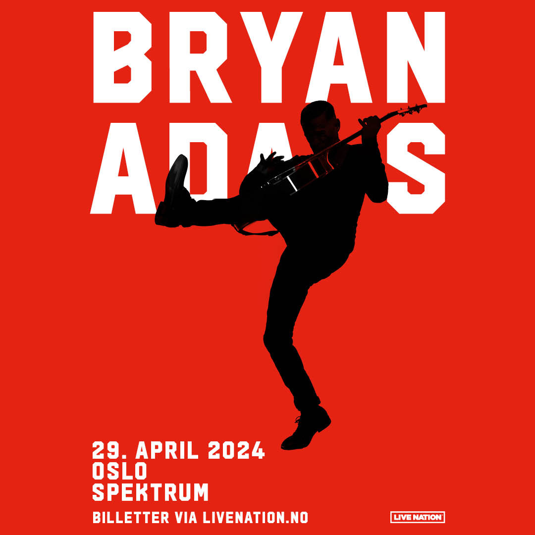 Promofoto von Concierto de Bryan Adams en Oslo.