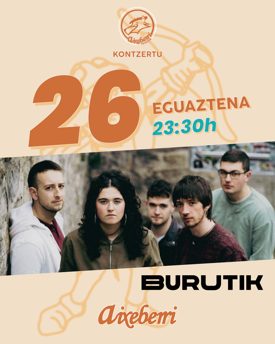 Fotografía promocional de Concierto de BURUTIK