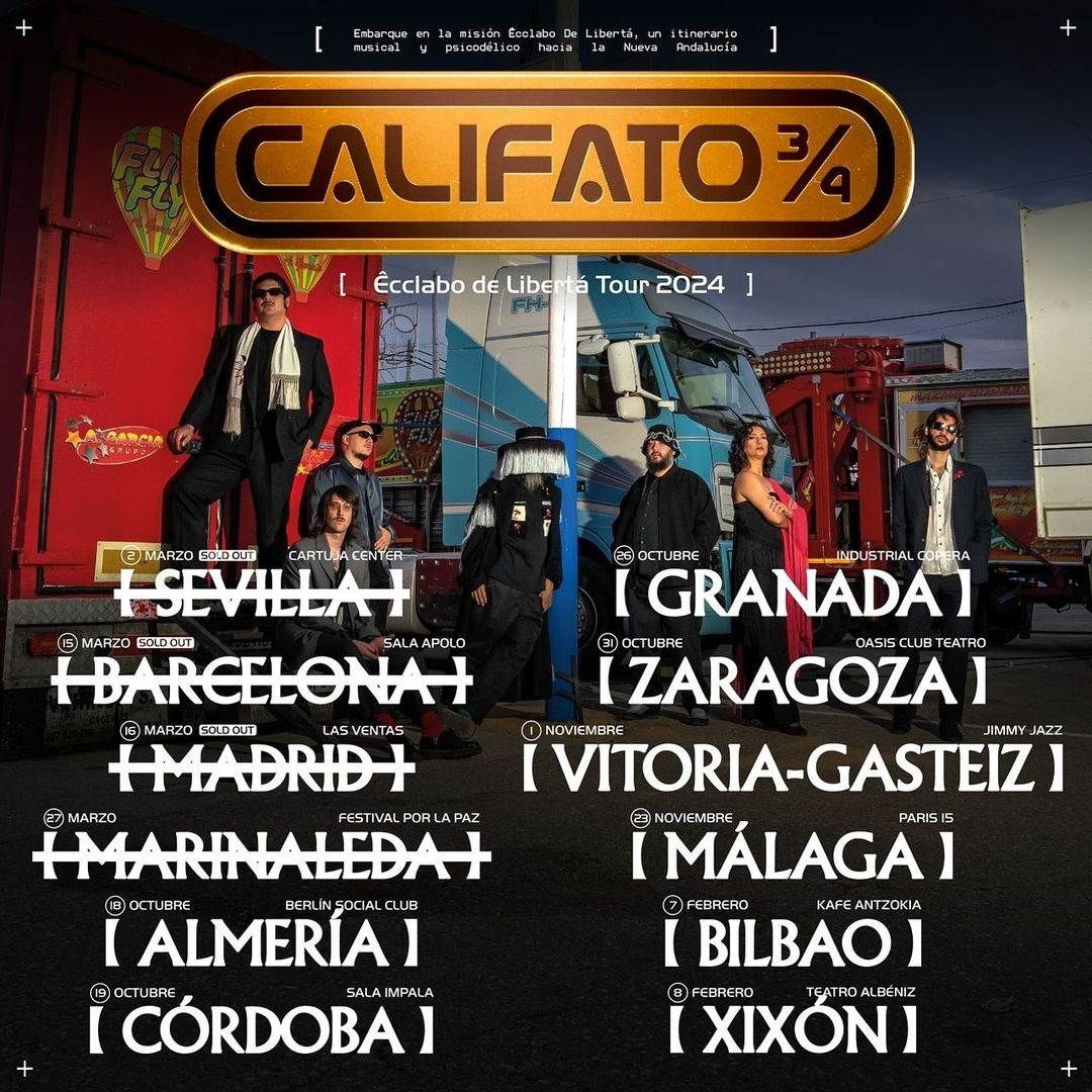 Fotografía promocional de Concierto de Califato 3/4 en Zaragoza