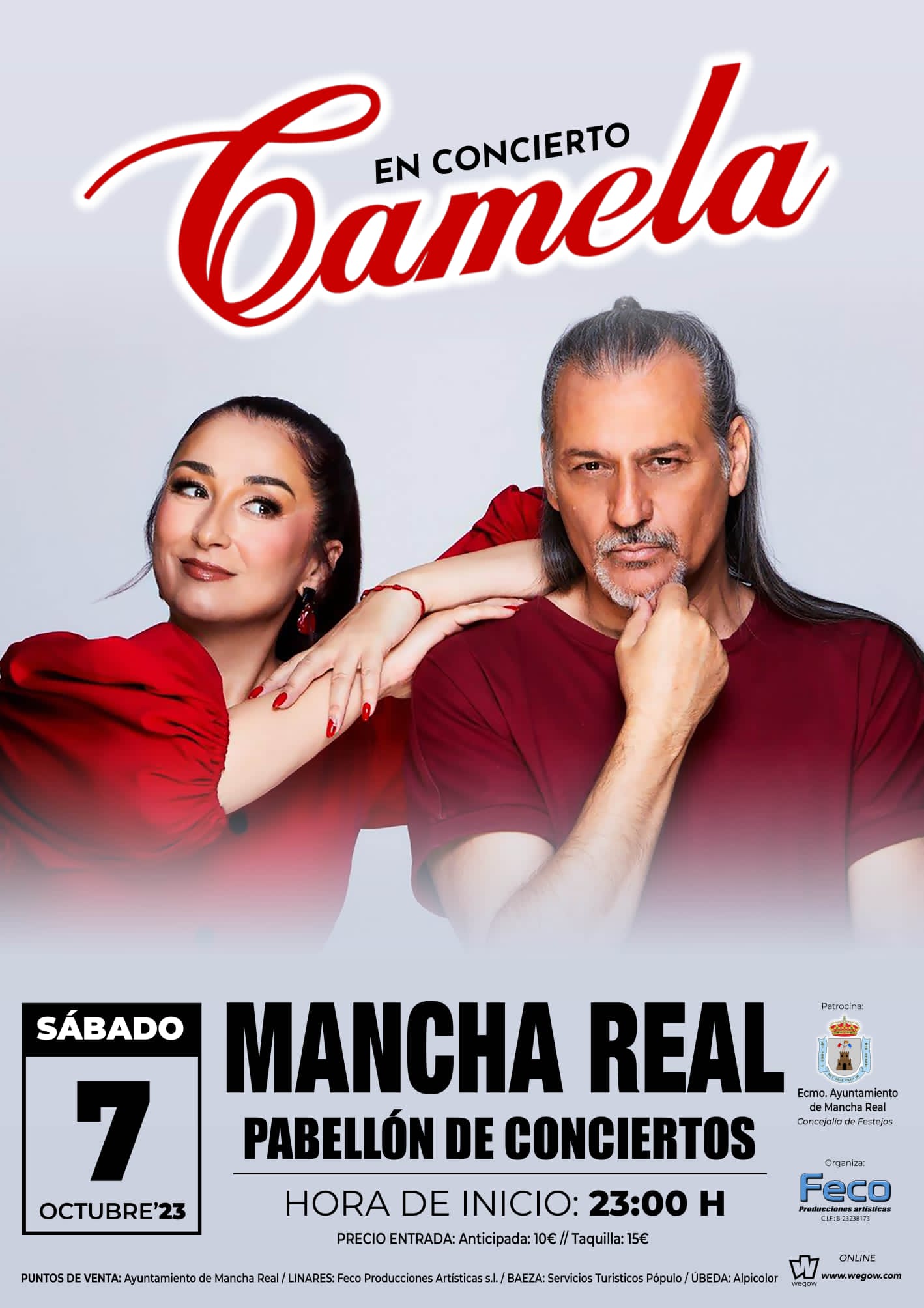 Fotografía promocional de Concierto de Camela