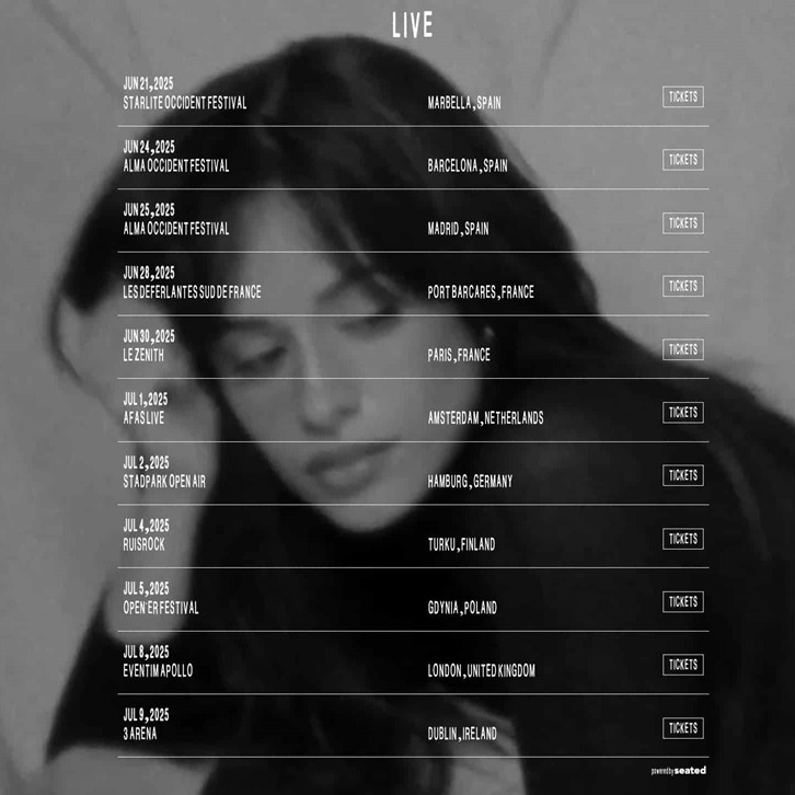 Promofoto von Concierto de Camila Cabello en Londres.