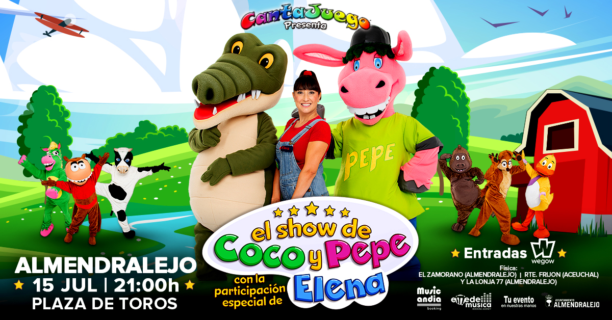 Fotografía promocional de Concierto de Cantajuegos en Almendralejo