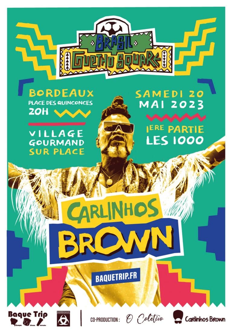 Fotografía promocional de Concierto de Carlinhos Brown en Burdeos