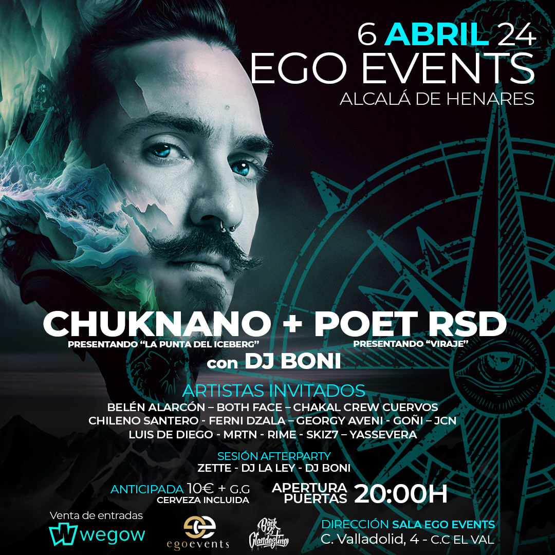 Fotografía promocional de Concierto de Chuknano + Poet RSD + Dj Boni