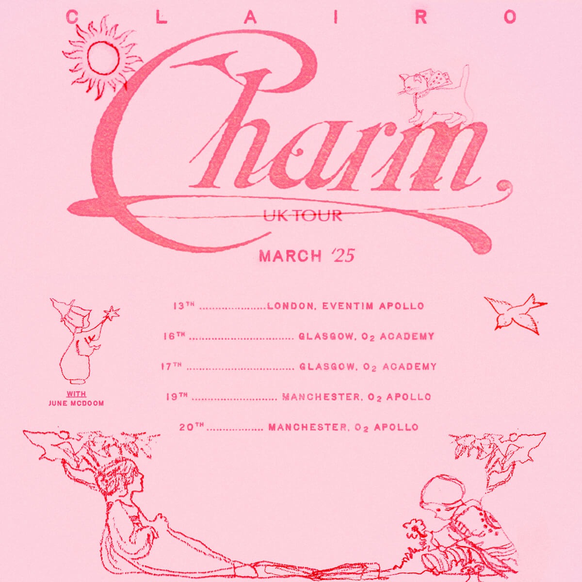 Promofoto von Concierto de Clairo en Londres.