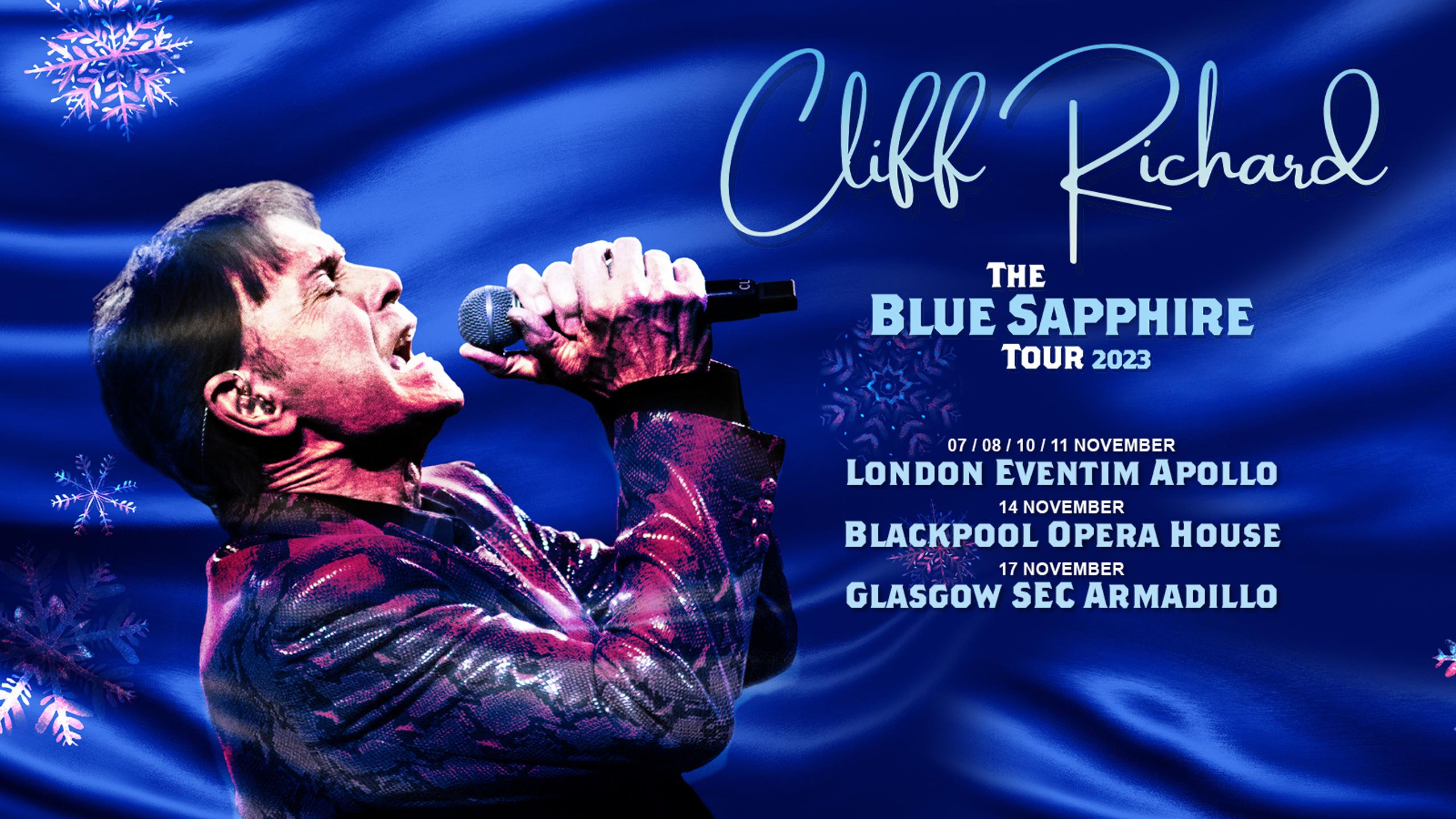 Cliff Richard concert tickets for Hammersmith Apollo (Eventim Apollo