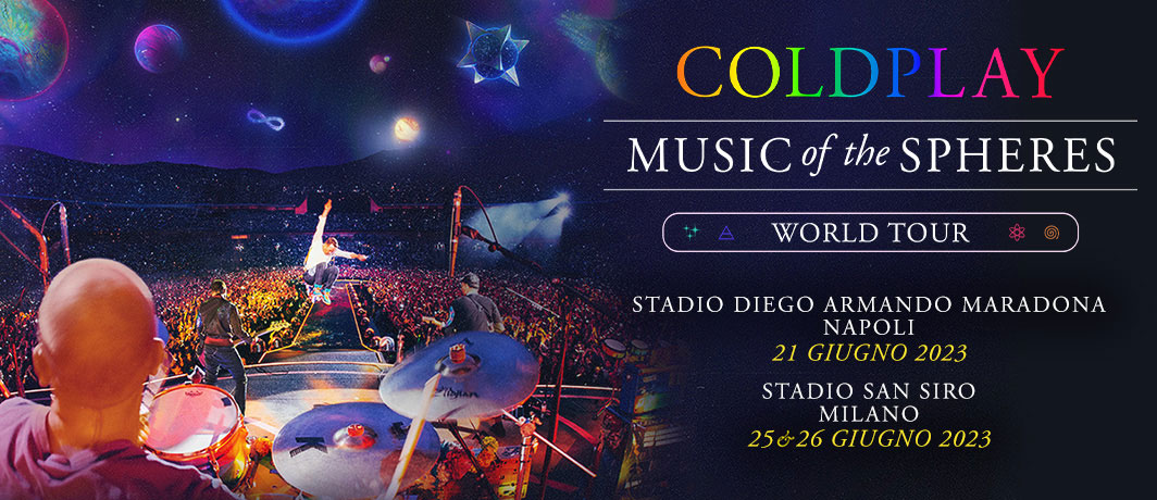 Promotional photograph of Concierto de Coldplay en Milan | Music of the Spheres World Tour.