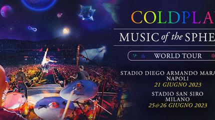 Coldplay concert in Napoli | Music of the Spheres World Tour