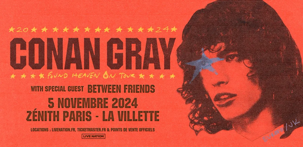 Fotografía promocional de Concierto de Conan Gray en París