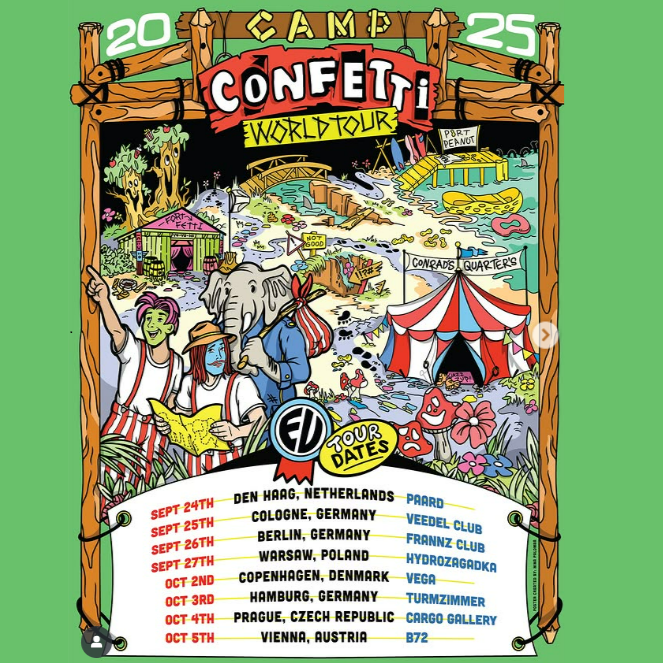 Fotografía promocional de Concierto de Confetti en Colonia