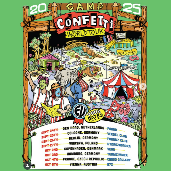 Promofoto von Concierto de Confetti en Hamburgo.