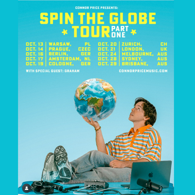 Fotografía promocional de Concierto de Connor Price en Amsterdam