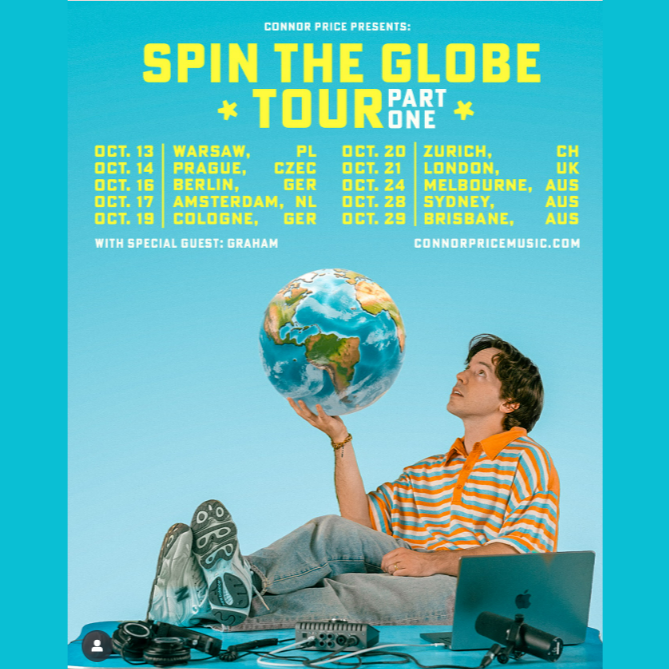 Fotografía promocional de Concierto de Connor Price en Colonia