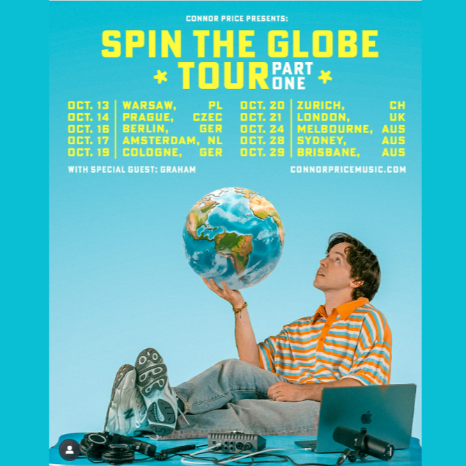 Fotografía promocional de Concierto de Connor Price en Londres