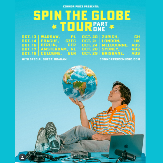 Fotografía promocional de Concierto de Connor Price en Prague