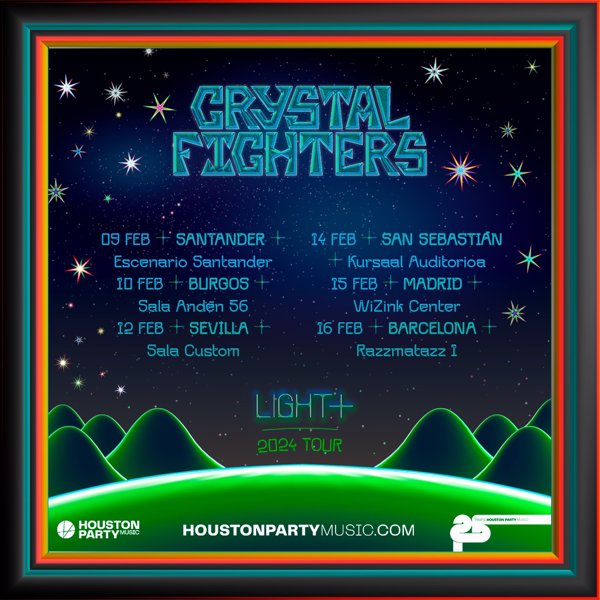Fotografía promocional de Concierto de Crystal Fighters en Madrid