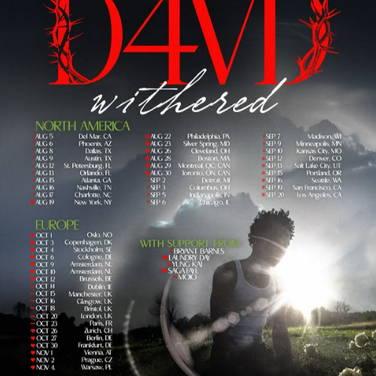 Promotional photograph of Concierto de D4vd en Colonia.