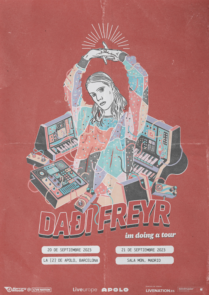 Promotional photograph of Concierto de Daði Freyr en Madrid.