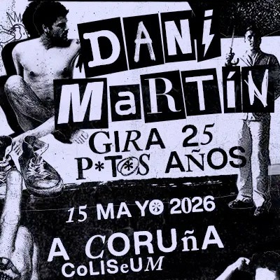 Fotografía promocional de Concierto de Dani Martín en A Coruña Segunda Fecha