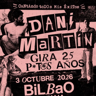 Fotografía promocional de Concierto de Dani Martín en Bilbao