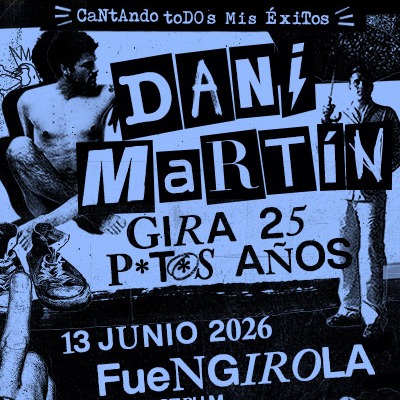 Fotografía promocional de Concierto de Dani Martín en Fuengirola