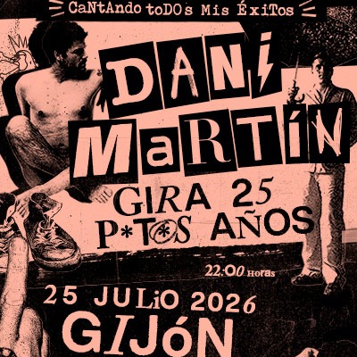 Fotografía promocional de Concierto de Dani Martín en Gijón