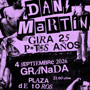 Fotografía promocional de Concierto de Dani Martín en Granada - Nueva Fecha