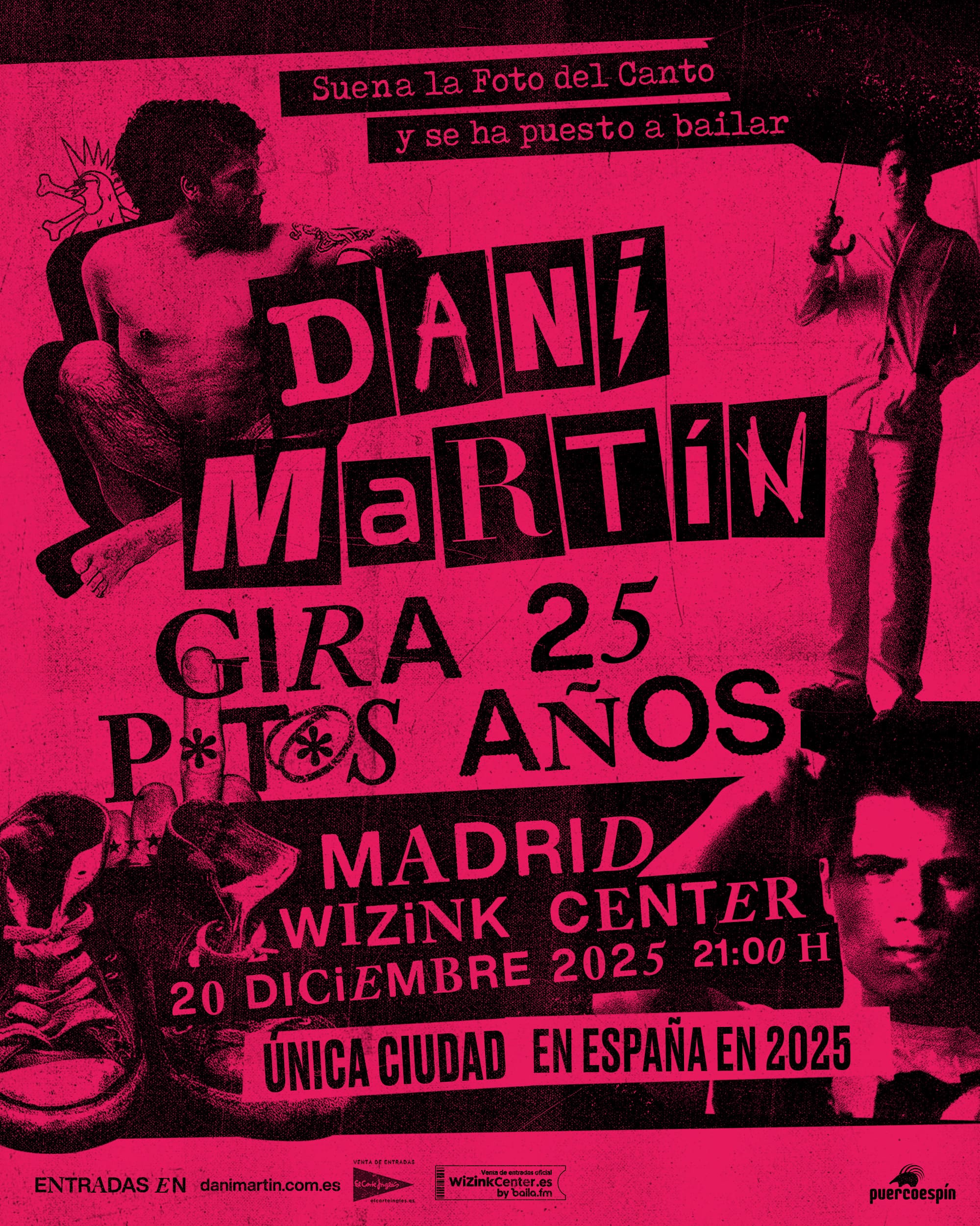 Fotografía promocional de Concierto de Dani Martín en Madrid
