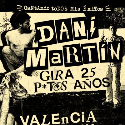 Fotografía promocional de Concierto de Dani Martín en Valencia Segunda Fecha