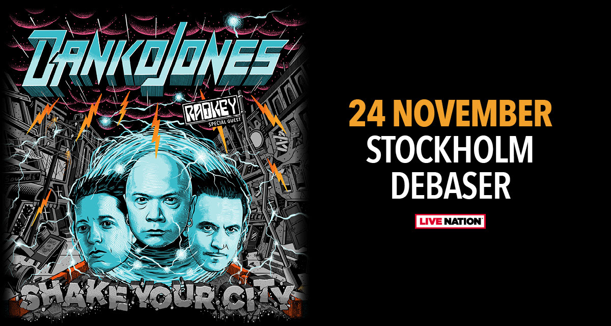 Promotional photograph of Concierto de Danko Jones en Estocolmo.