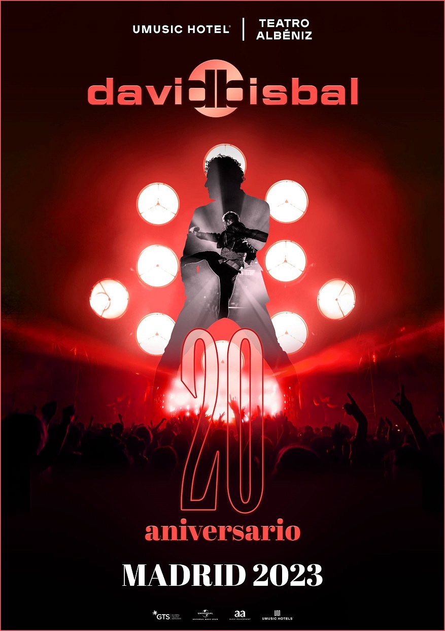 Fotografía promocional de Concierto de David Bisbal en Madrid (10 de Marzo) | 20 Aniversario