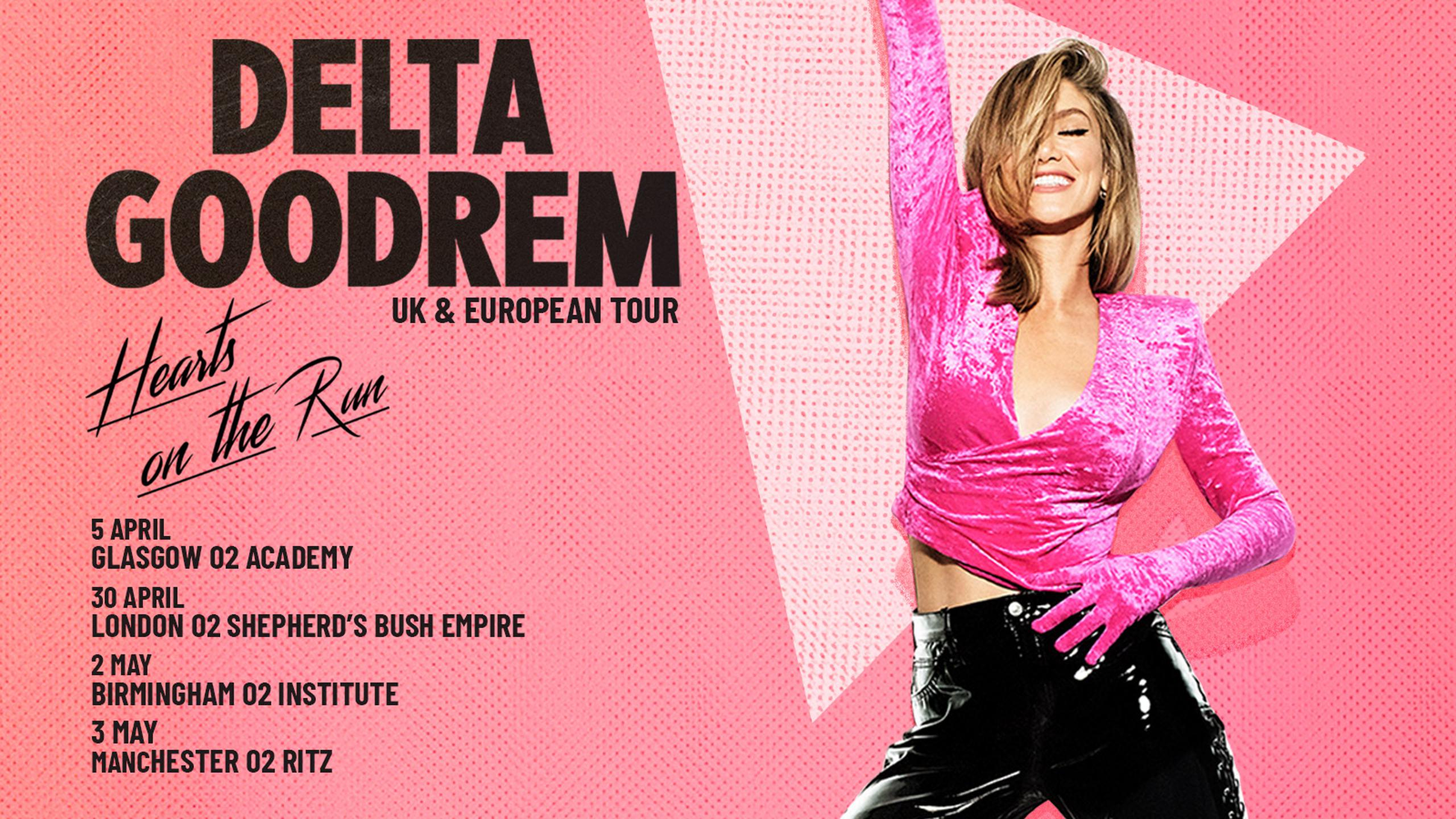 Delta Goodrem concert tickets for O2 Institute Birmingham, Birmingham Tuesday, 2 May 2023