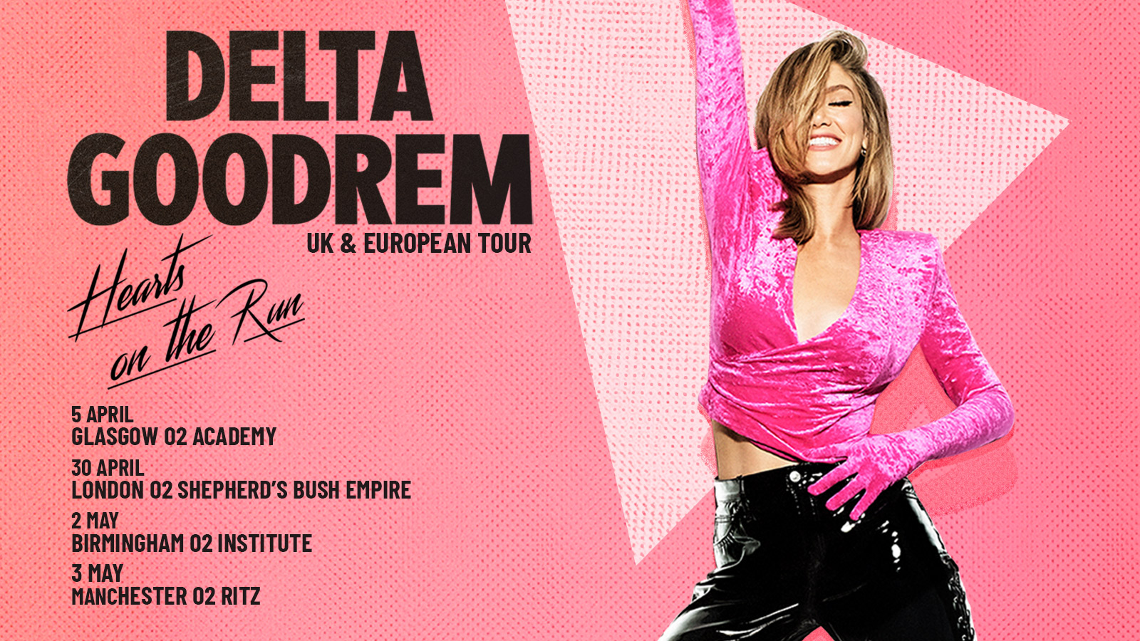 Fotografía promocional de Concierto de Delta Goodrem en Birmingham