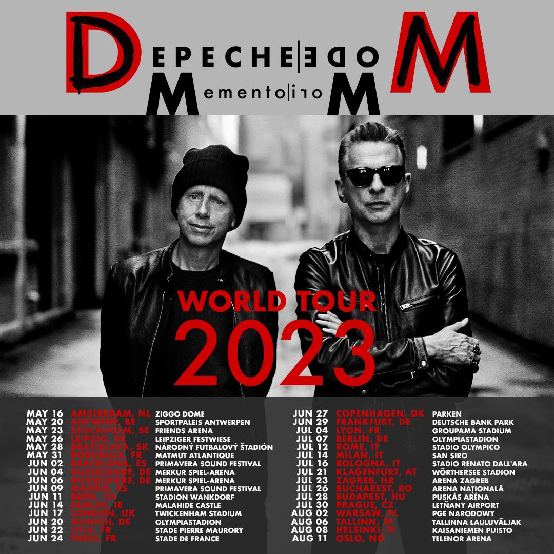 Fotografía promocional de Concierto de Depeche Mode en Klagenfurt | Memento Mori World Tour 2023