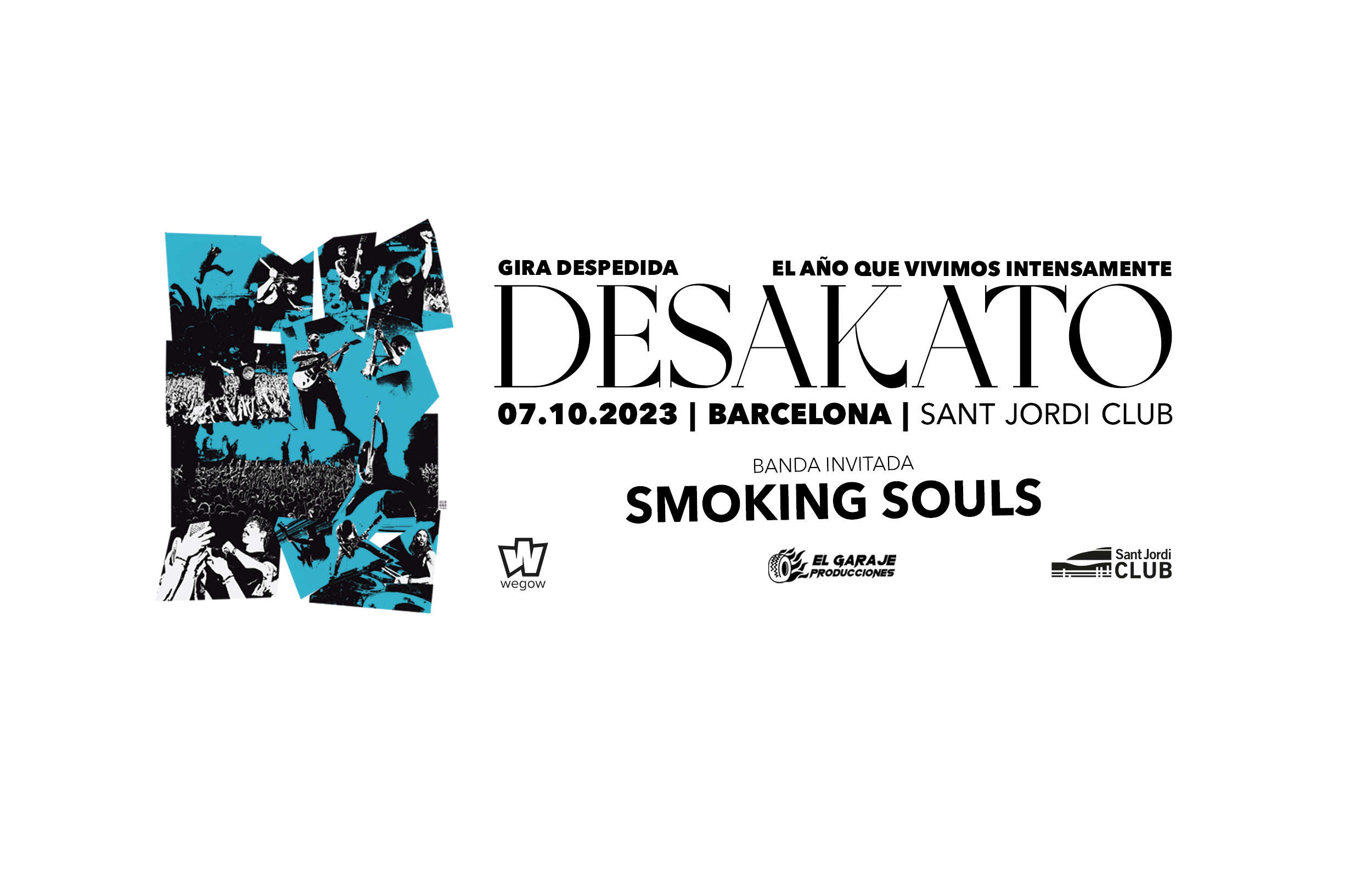 Fotografía promocional de Concierto de Desakato en Barcelona