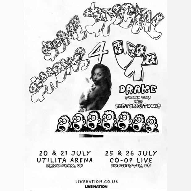 Promofoto von Concierto de Drake + PartyNextDoor en Birmingham.