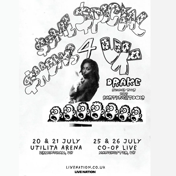 Fotografía promocional de Concierto de Drake + PartyNextDoor en Birmingham