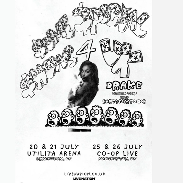 Fotografia promozionale di Concierto de Drake + PartyNextDoor en Manchester.