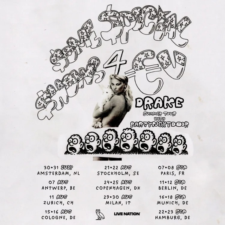 Promofoto von Concierto de Drake + PartyNextDoor en Múnich.