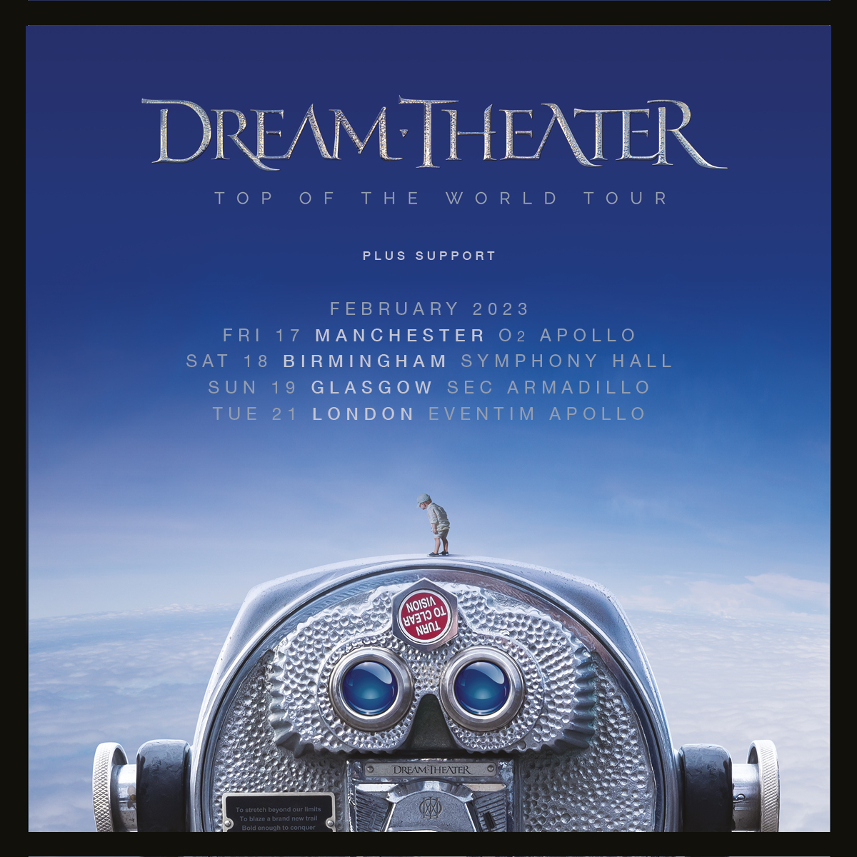 Photographie promotionnelle de Concierto de Dream Theater en Glasgow.