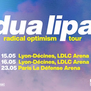 Fotografía promocional de Concierto de Dua Lipa en Décines-Charpieu
