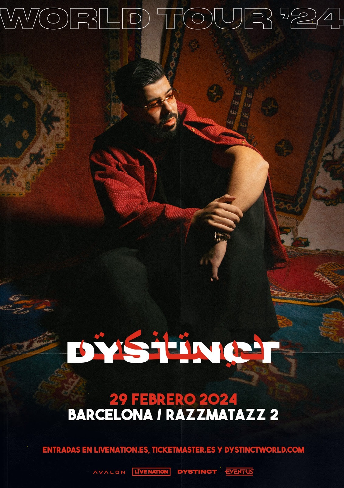 Fotografía promocional de Concierto de Dystinct en Barcelona