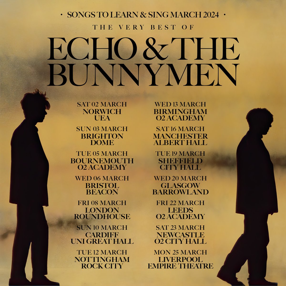 Fotografía promocional de Concierto de Echo & The Bunnymen en Manchester