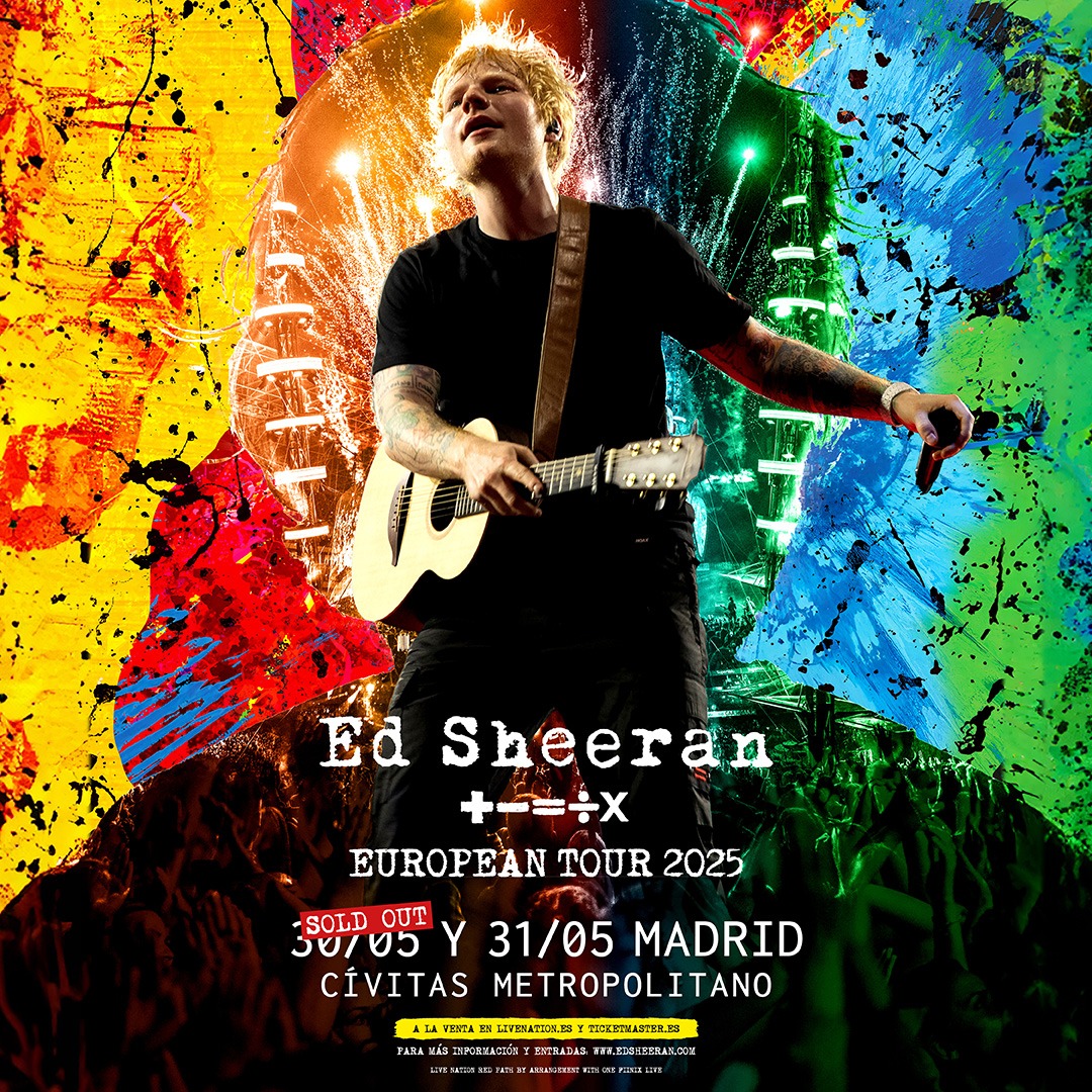 Fotografía promocional de Concierto de Ed Sheeran en Madrid (Segunda Fecha)